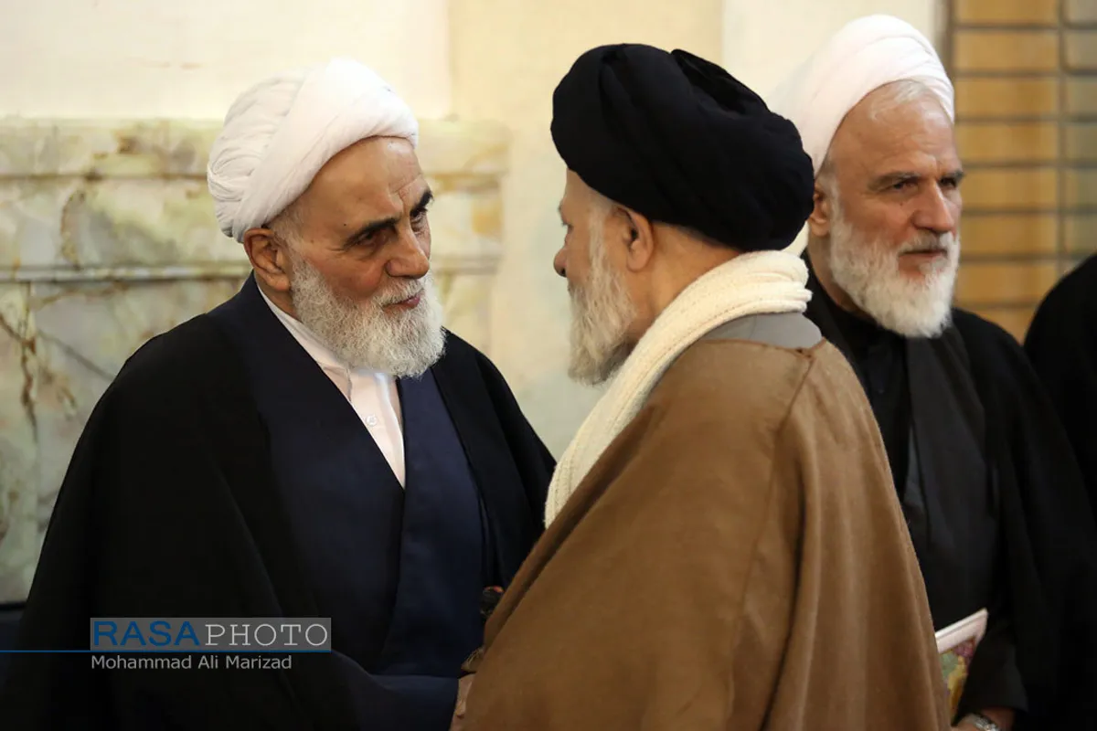 مراسم ختم آیت الله رسولی محلاتی در حرم مطهر حضرت معصومه (س)