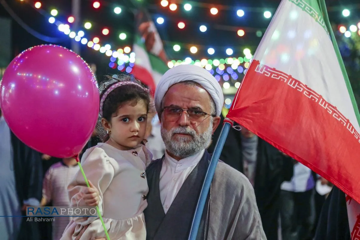 جبهه خیابان در شب عید سعید غدیر