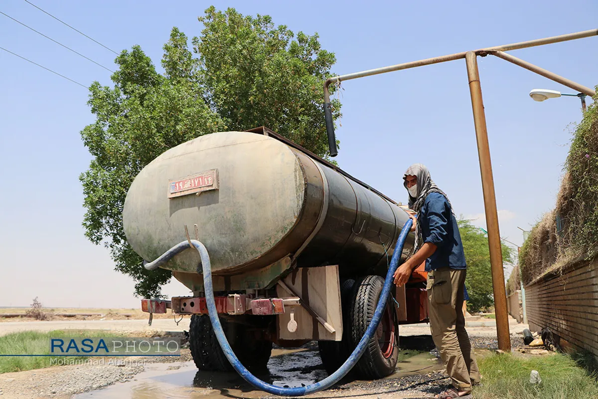 جهاد آبرسانی در غیزانیه اهواز