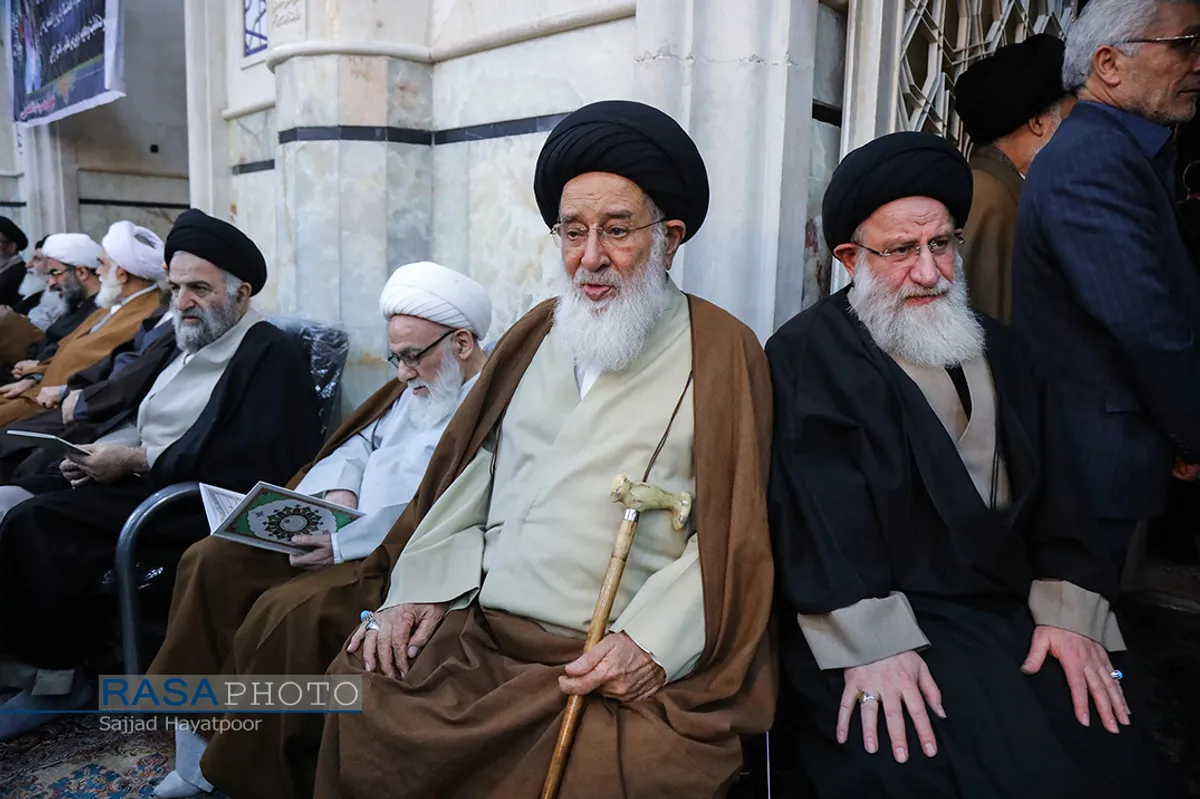 مراسم بزرگداشت بیست و هفتمین سالگرد رحلت آیت الله گلپایگانی&lrm;