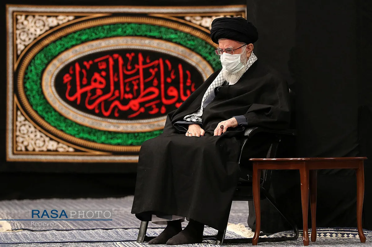 عزاداری شام شهادت حضرت زهرا (سلام&zwnj;الله&zwnj;علیها) با حضور رهبر معظم انقلاب