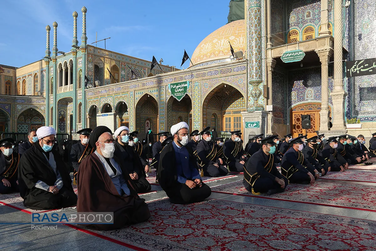 خطبه&zwnj;خوانی خادمان حرم کریمه اهل&zwnj;بیت (س) در روز شهادت امام موسی کاظم (ع)