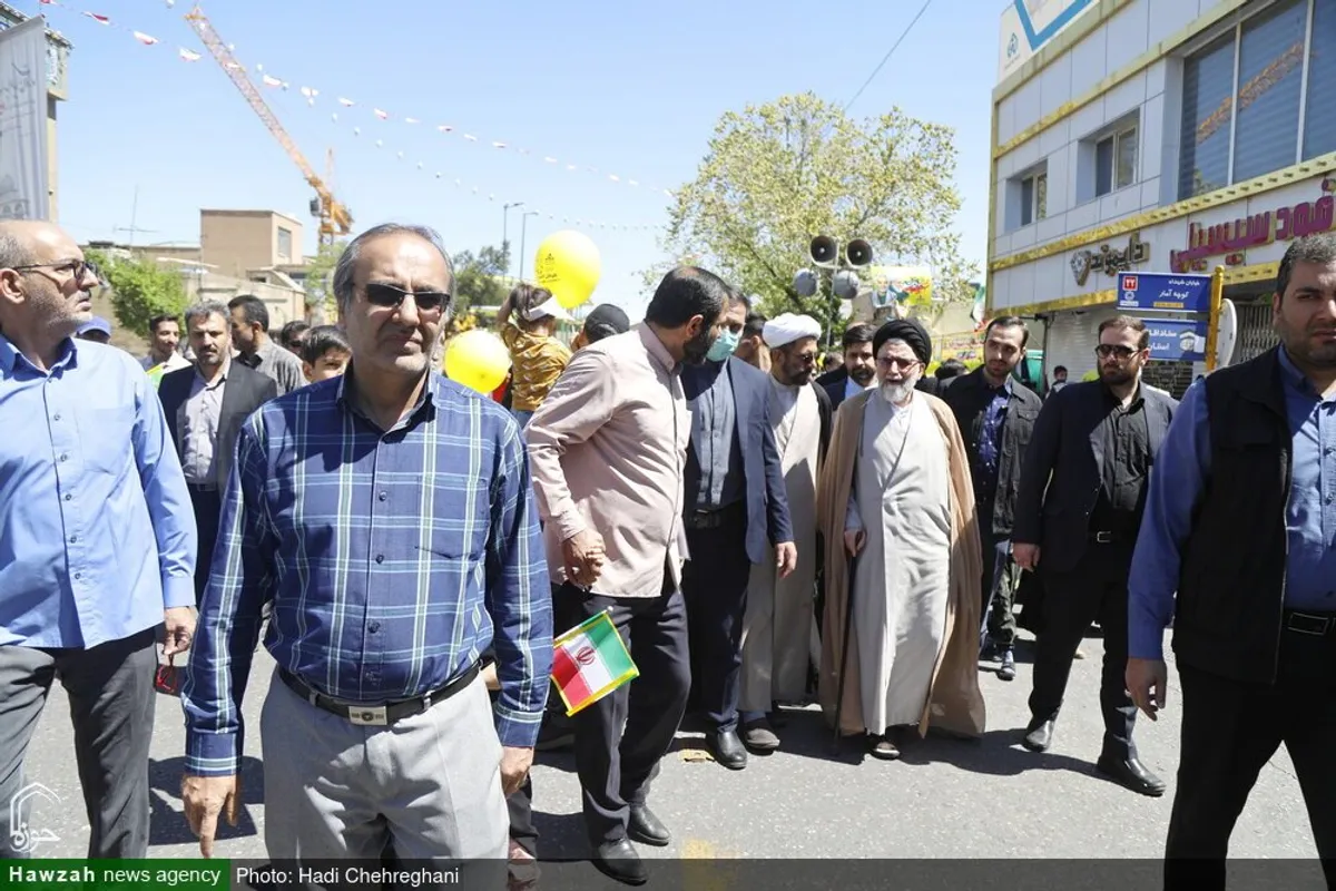 حضور شخصیت های حوزوی در راهپیمایی روز جهانی قدس