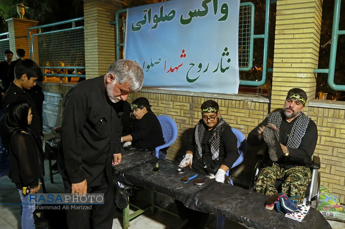 عزاداری هیئت رزمندگان اسلام در قم