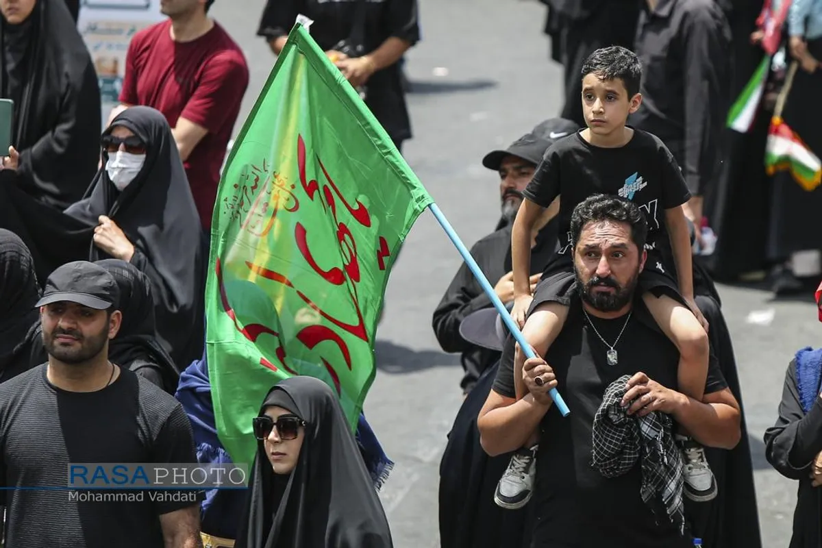 تشییع با شکوه و میلیونی شهدای اقتدار ملی در تهران