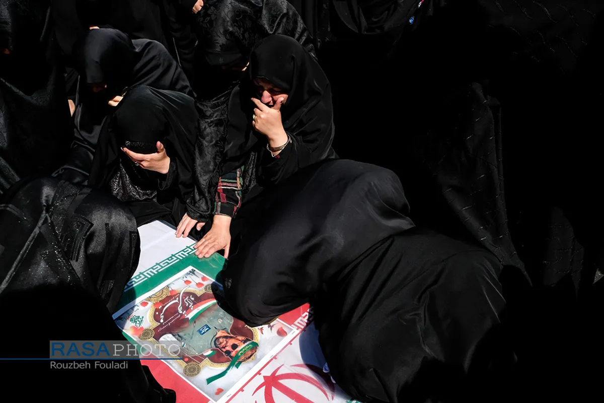 تشییع شهید خلبان &laquo;مجید فتحی نژاد&raquo; در تهران