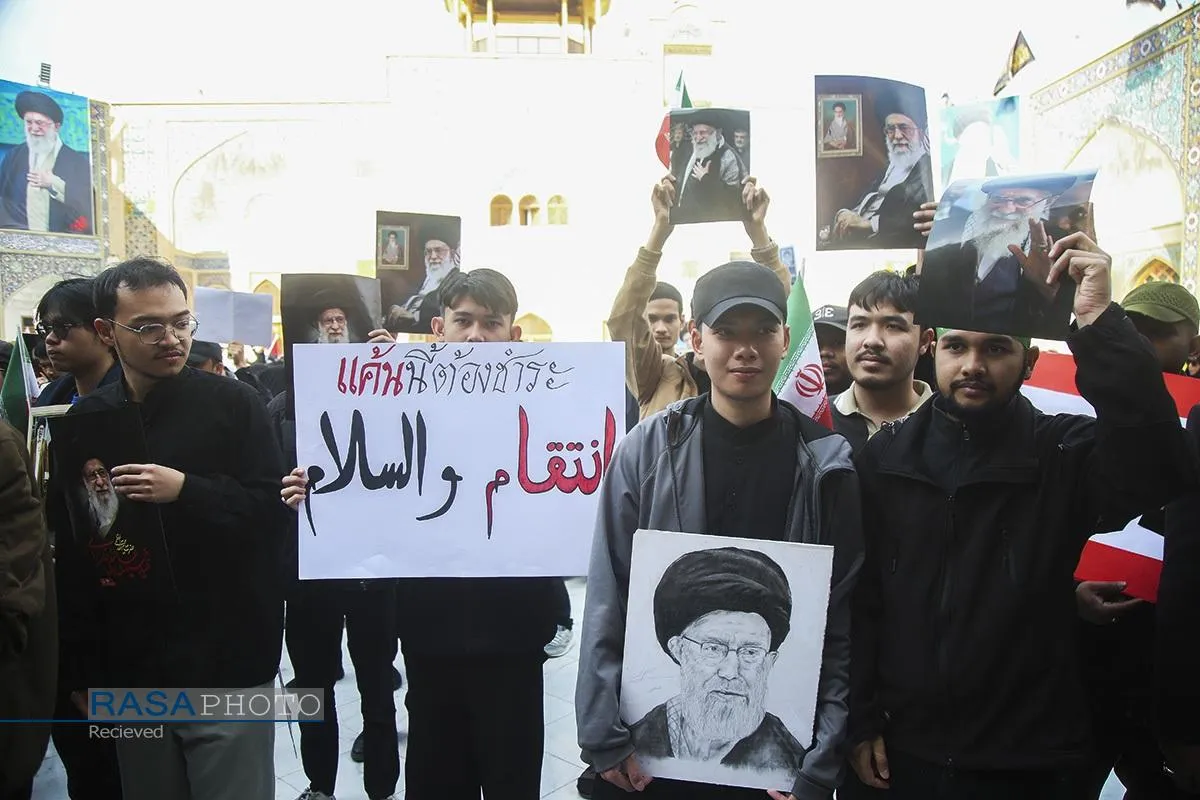 تجدید پیمان اندونزیایی&zwnj; و تایلندی و سومالیایی&zwnj;های مقیم ایران با آرمان&zwnj;های رهبر شهید انقلاب