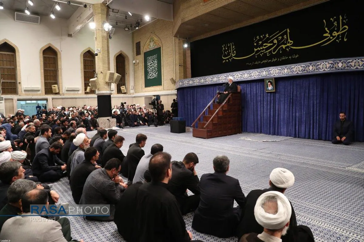 مراسم بزرگداشت رئیس&zwnj;جمهور شهید و همراهان گرامی ایشان با حضور رهبر انقلاب