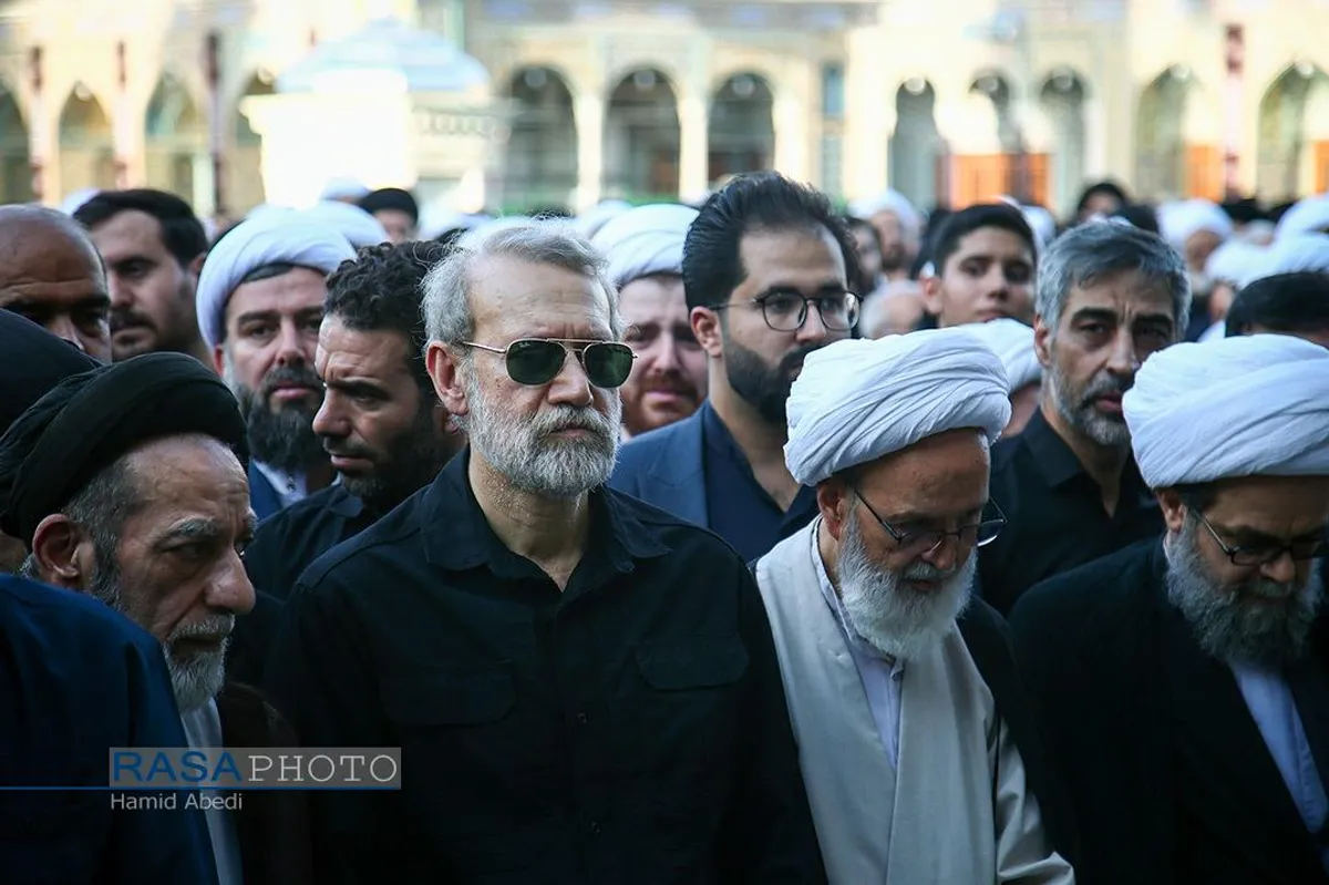 تشییع همسر آیت الله شبیری زنجانی