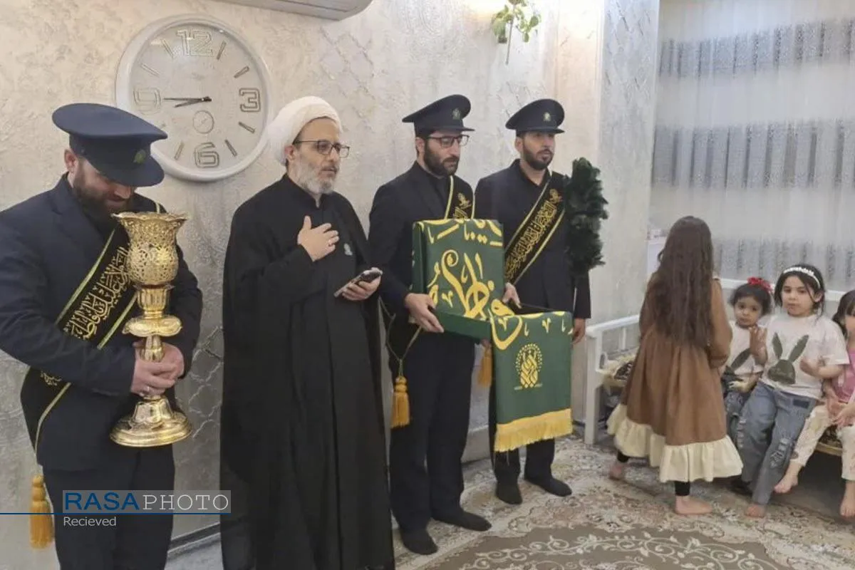 دیدار نوروزی خادمان حرم بانوی کرامت با خانواده شهدای جنگ تحمیلی رمضان