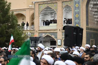 اجتماع بزرگ حوزویان در تجدید میثاق با ولایت و محکوم کردن توطئه&zwnj;های دشمنان