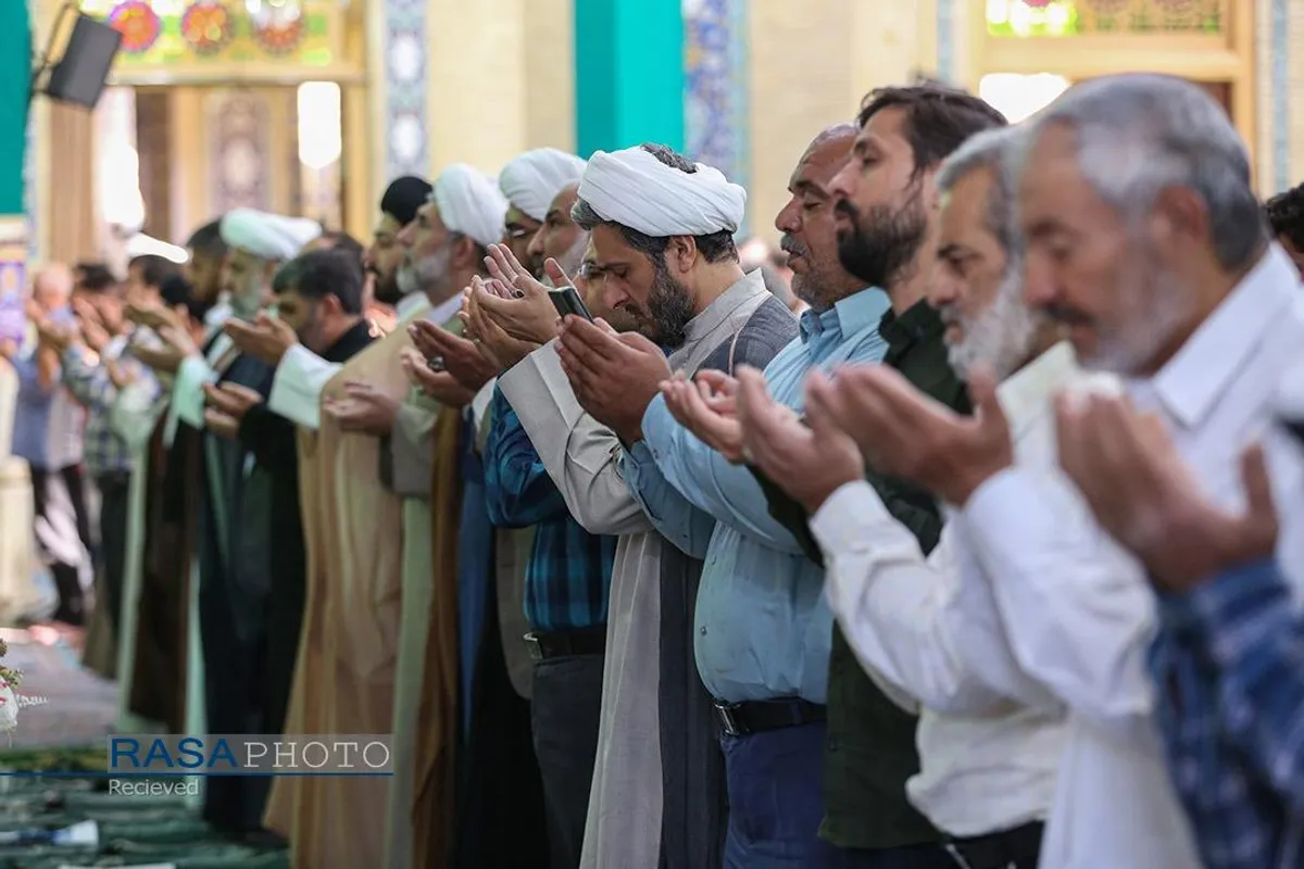 اقامه نماز عید سعید قربان در مسجد مقدس جمکران
