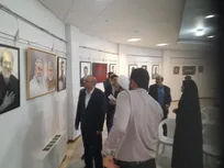 نمایشگاه طراحی تمثال شهدا در دورود برپا شد