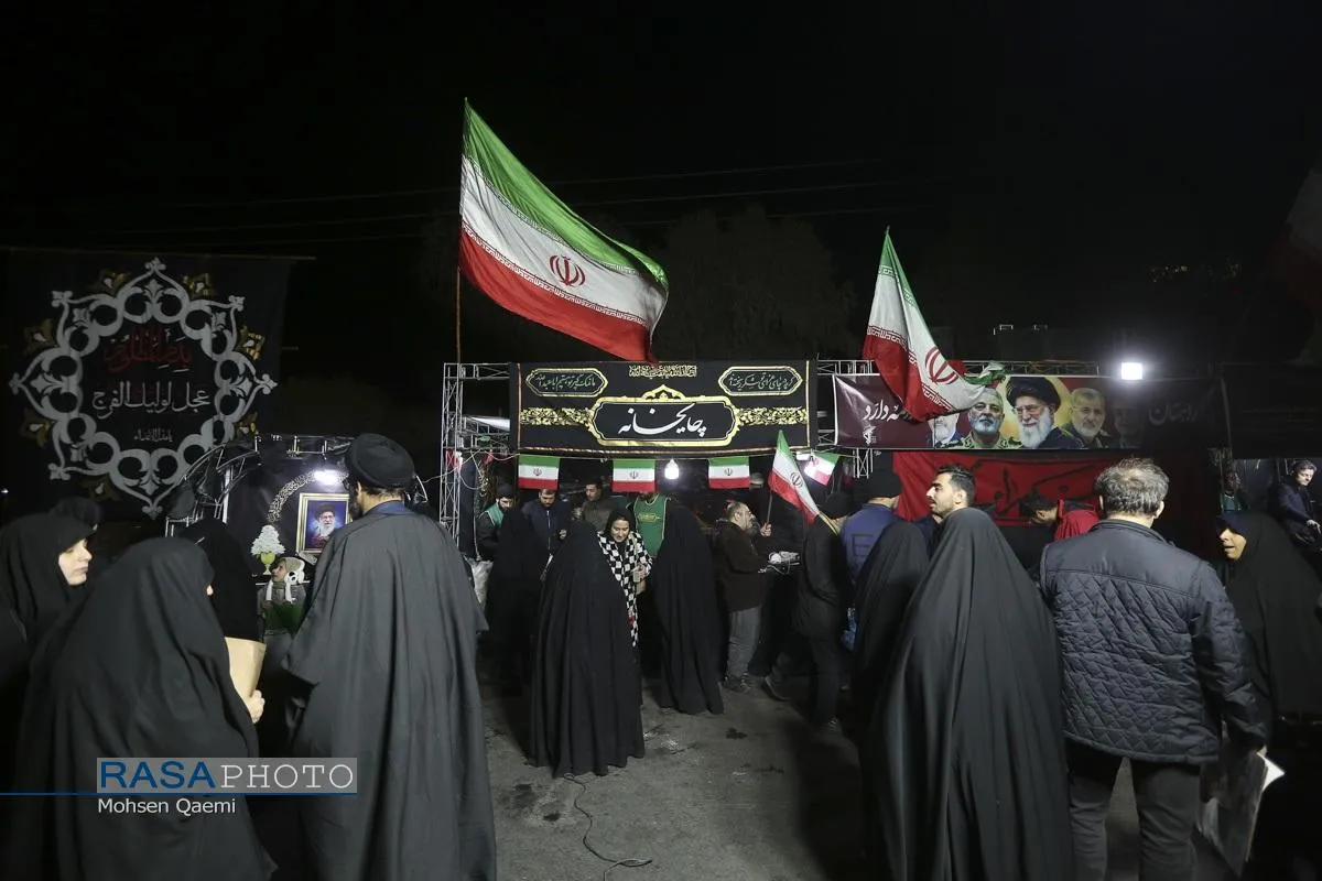 برپایی ایستگاه&zwnj;های صلواتی در پی شهادت رهبر انقلاب