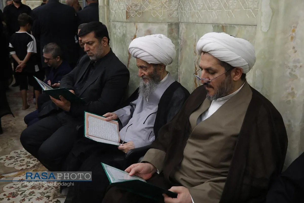 مراسم ختم آیت الله حاج شیخ عباس محفوظی