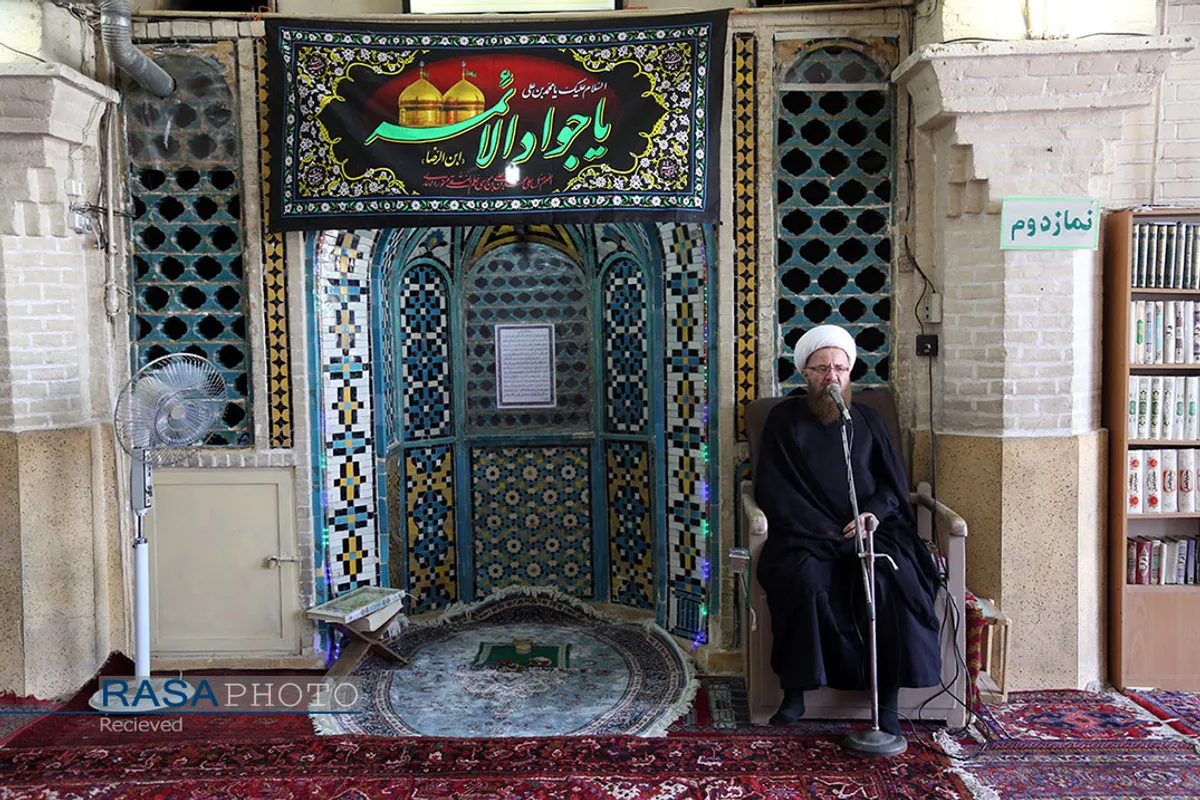 دسته عزای خادمان حرم حضرت معصومه (س) در روز شهادت امام جواد (علیه&zwnj;السلام)