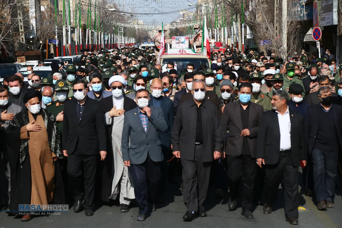تشییع پیکر مطهر سردار مهدی مهدوی نژاد