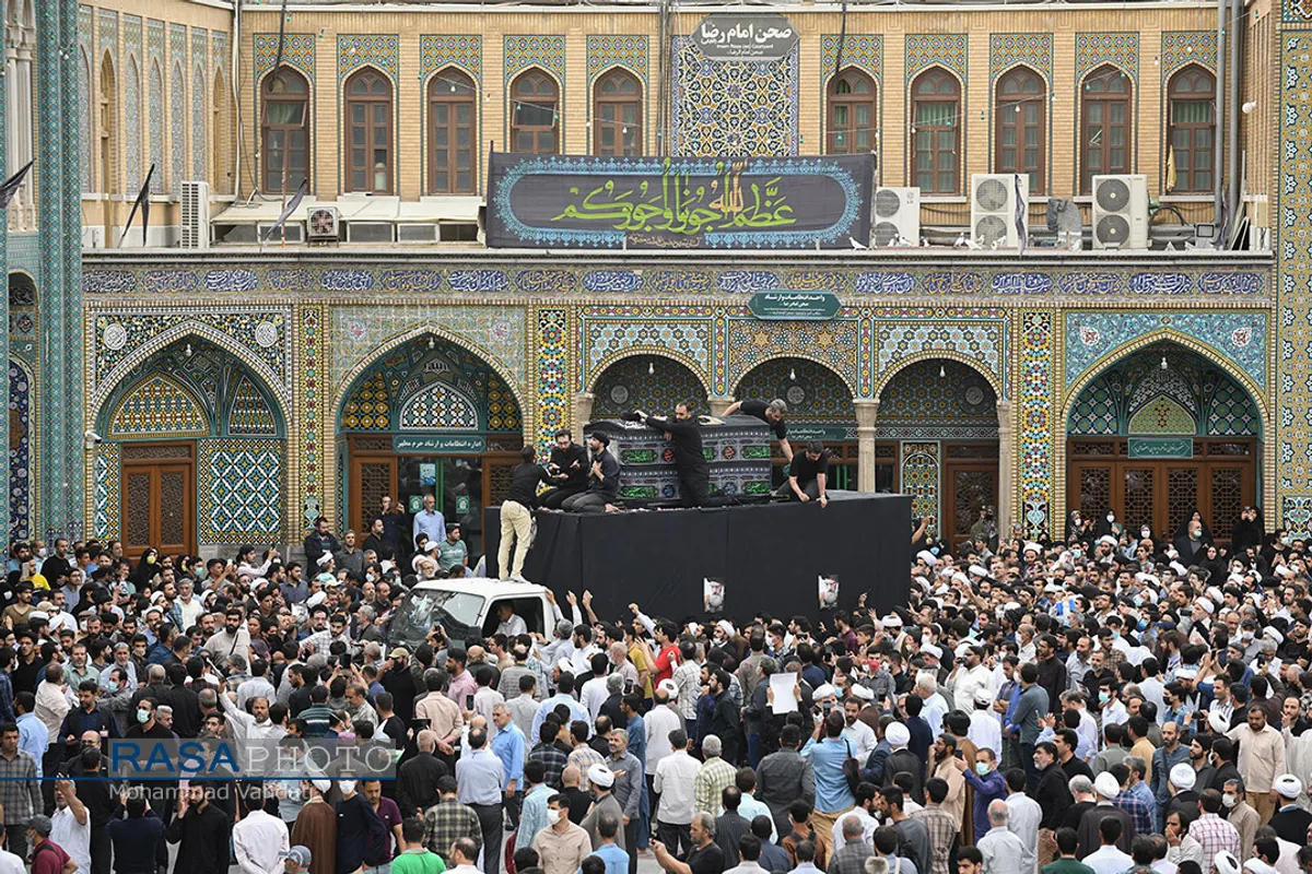 تشییع پیکر مرحوم آیت الله فاطمی&zwnj;نیا در قم