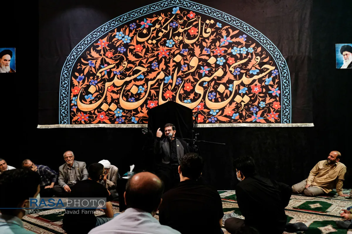 آغاز مراسم عزاداری مسجد حضرت ولی عصر (عج) شهر ری