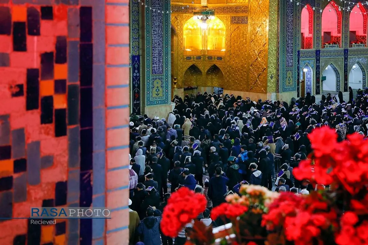احیا شب ۲۳ ماه مبارک رمضان در حرم مطهر رضوی