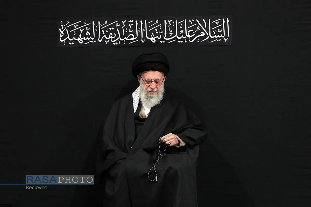 دومین شب مراسم عزاداری شهادت حضرت زهرا (سلام&zwnj;الله&zwnj;علیها) با حضور رهبر انقلاب