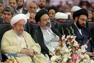 مراسم خطبه خوانی با حضور تولیت&zwnj;های اعتاب مقدس در حرم حضرت فاطمه معصومه (س)