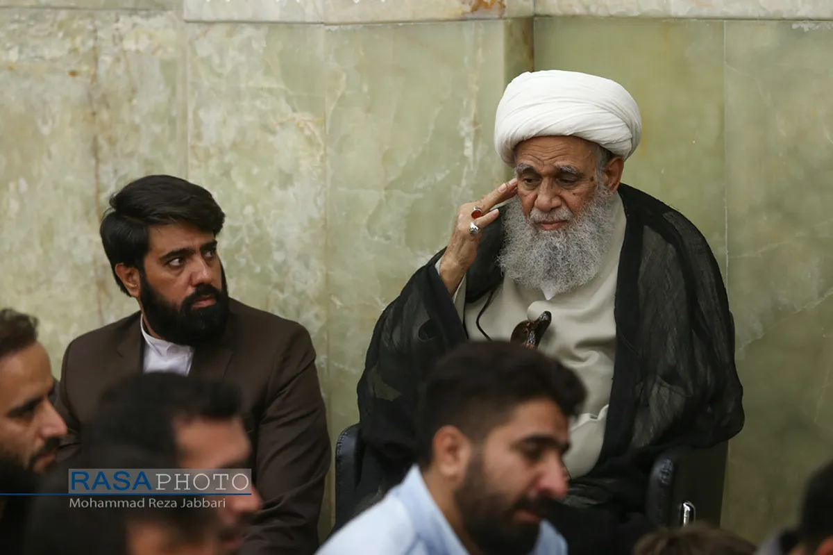 مراسم ختم آیت الله فاطمی&zwnj;نیا در مسجد اعظم قم