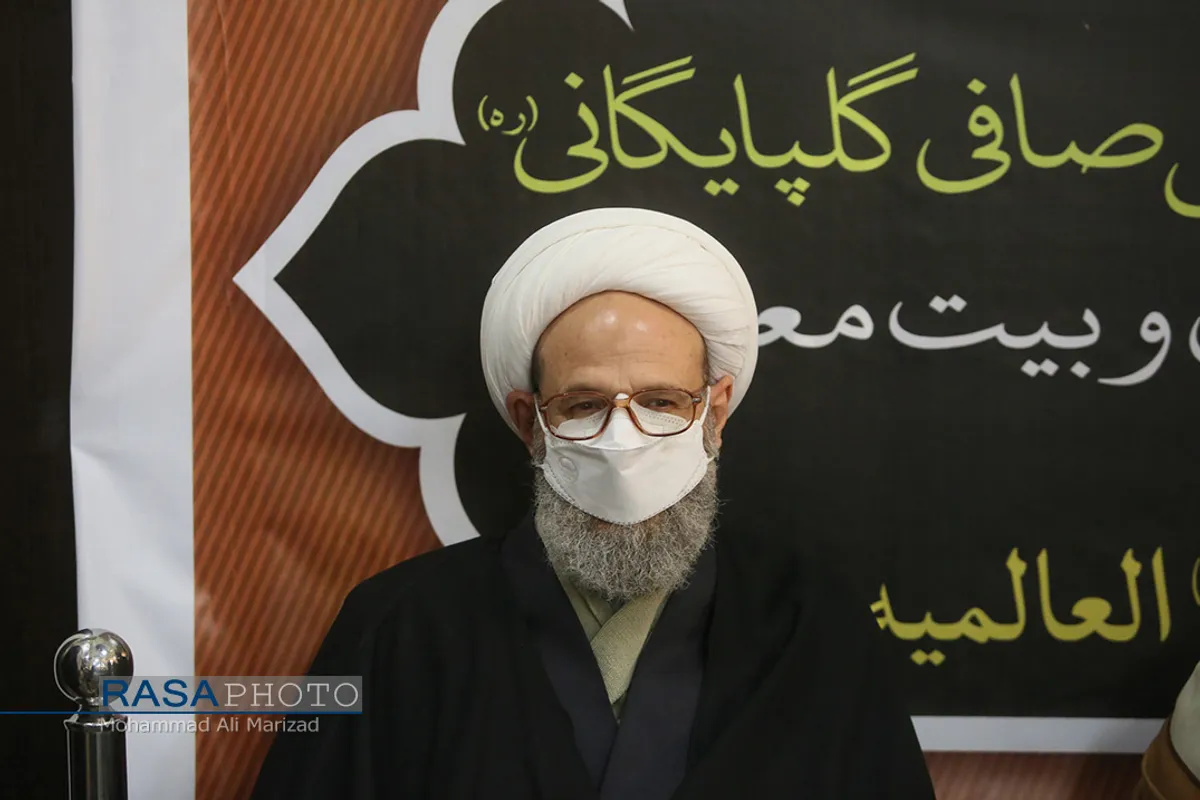 مراسم ختم حضرت آیت الله صافی گلپایگانی از طرف رهبر انقلاب