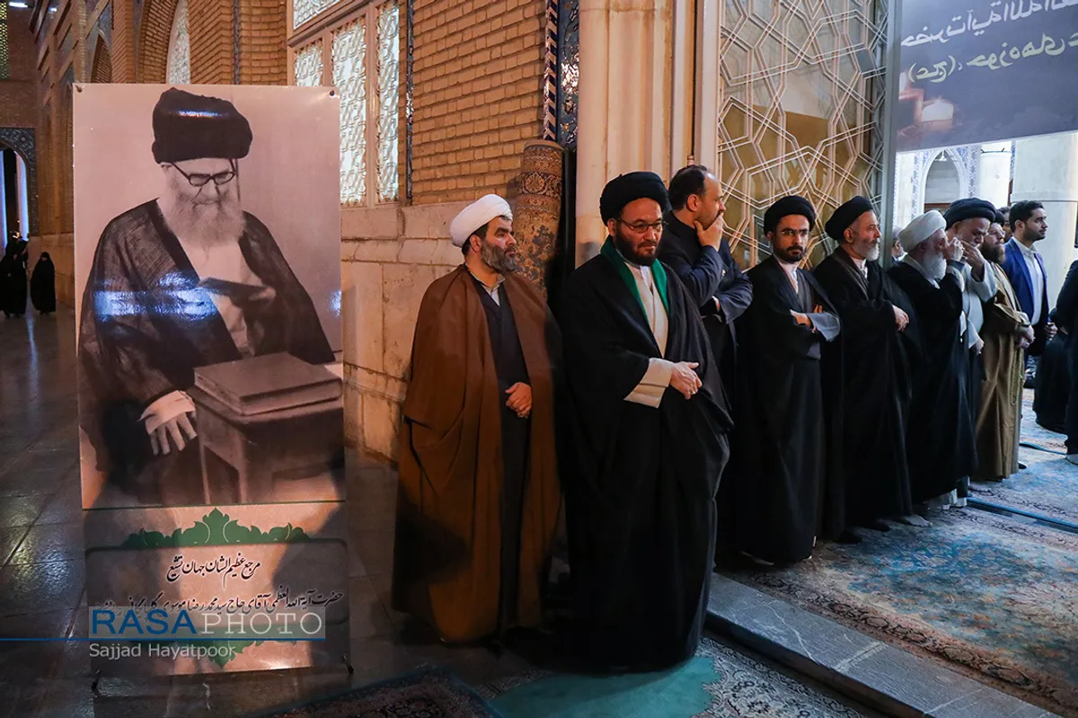 مراسم بزرگداشت بیست و هفتمین سالگرد رحلت آیت الله گلپایگانی&lrm;