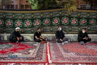 عزاداری هیئت ثارالله قم در شب هفتم محرم ۱۴۴۳