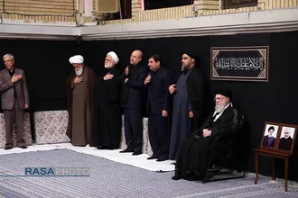 دومین شب مراسم عزاداری حضرت اباعبدالله الحسین (علیه&zwnj;السلام) با حضور رهبر انقلاب