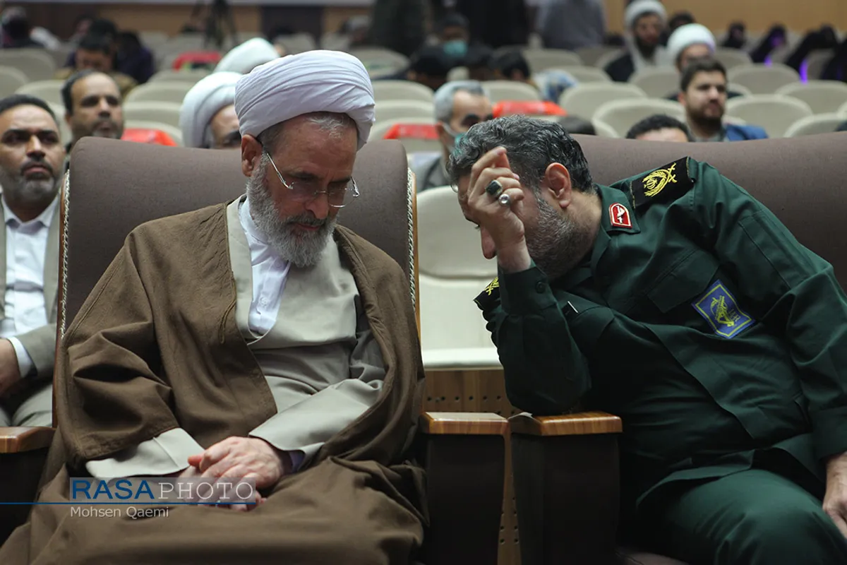 آیین معرفی کتاب دوباره فردوس با سخنرانی آیت الله اعرافی و سردار زهرایی