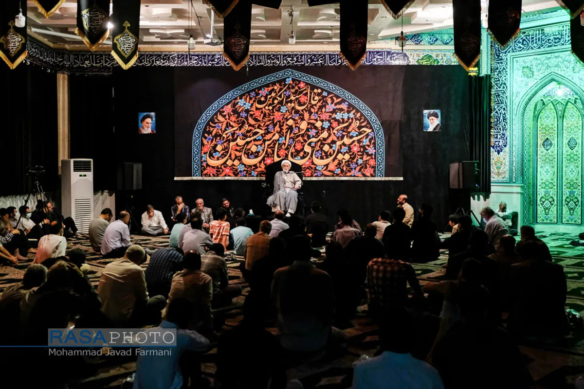 آغاز مراسم عزاداری مسجد حضرت ولی عصر (عج) شهر ری