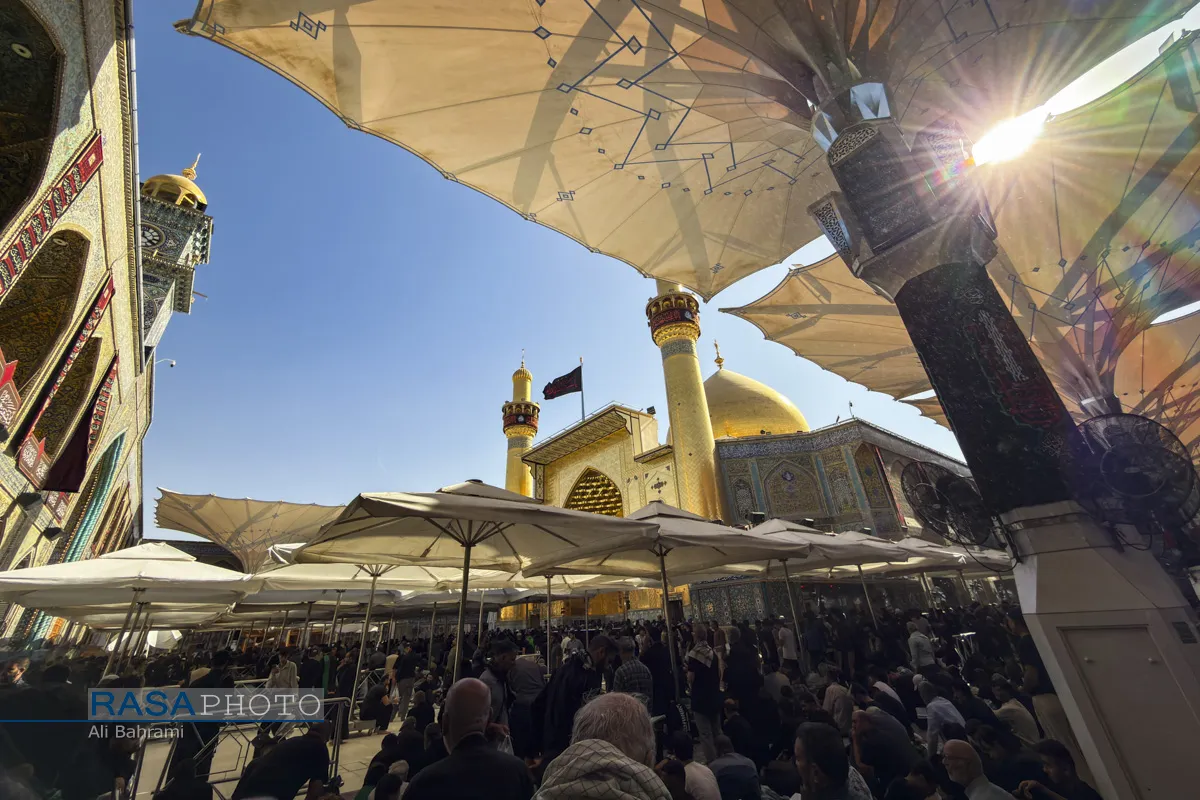 حرم حضرت امام امیرالمؤمنین (ع) در آستانه اربعین حسینی
