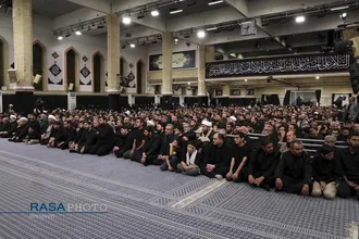 مراسم عزاداری شام غریبان حسینی (علیه&zwnj;السلام) در حسینیه امام خمینی (ره)