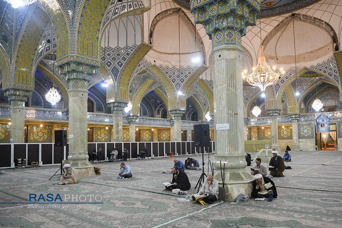مراسم مناجات خوانی شب&zwnj;های ماه مبارک رمضان در مسجد امام حسن عسکری (ع)