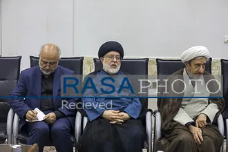 حضور رئیس قوه قضائیه در جلسه شورای عالی جامعه مدرسین حوزه علمیه قم
