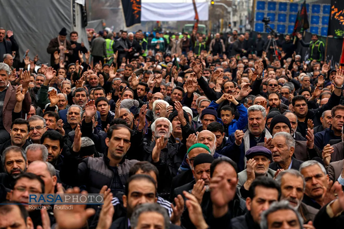 اجتماع بزرگ عزاداران فاطمی در جنوب تهران