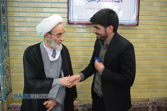 دیدار مدیرعامل خبرگزاری رسا با آیت&zwnj;الله جواد باقری بنابی
