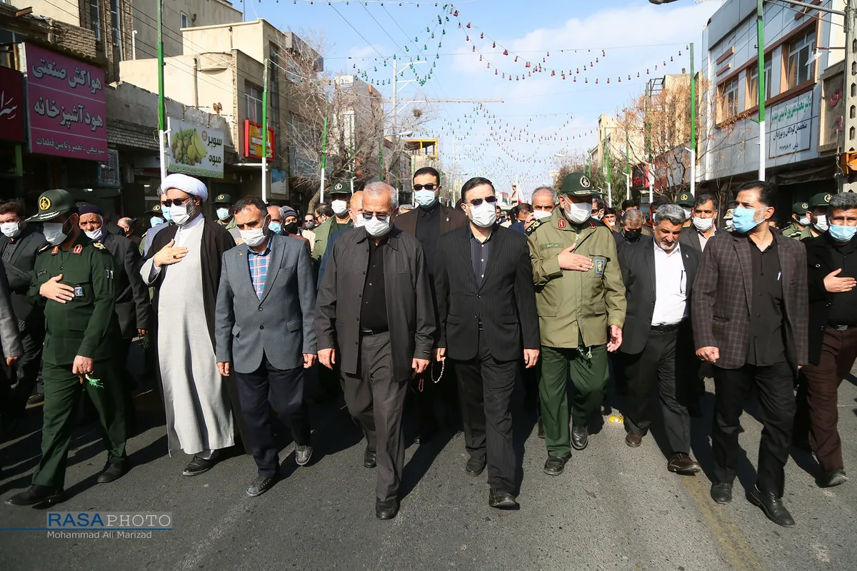 تشییع پیکر مطهر سردار مهدی مهدوی نژاد