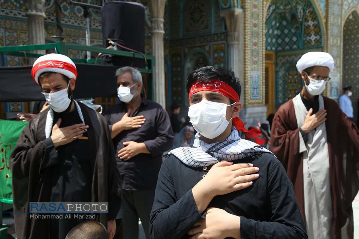 عزاداری شهادت حضرت امام محمد باقر (علیه السلام) در حرم کریمه اهلبیت (ع)