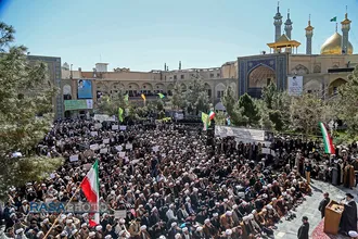 تجمع بزرگ علما، اساتید و طلاب حوزه علمیه قم با عنوان "جهاد بزرگ برای ساختن ایران اسلامی بزرگ"