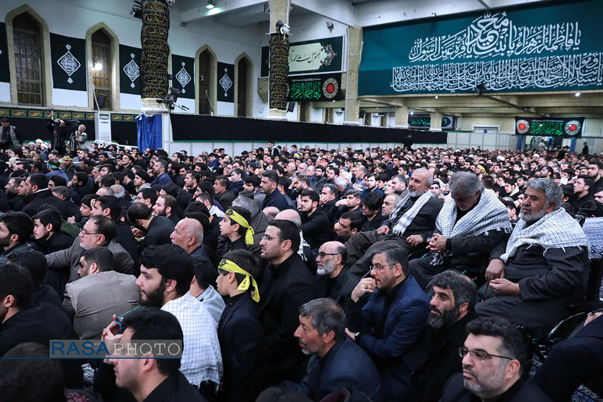 سومین شب عزاداری فاطمیه ۱۴۴۰ در حسینیه امام خمینی با حضور مقام معظم رهبری
