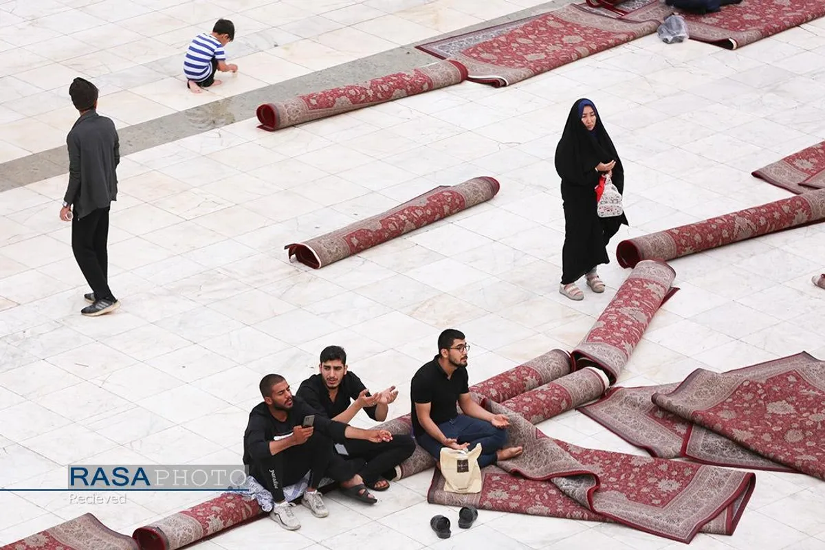 مراسم قرائت دعای عرفه امام حسین (ع) در مسجد جمکران
