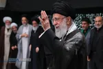 آخرین شب مراسم عزاداری حضرت اباعبدالله الحسین (علیه&zwnj;السلام) با حضور مقام معظم رهبری