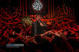 شب هشتم محرم ۱۴۴۶ در هیئت فاطمیون قم