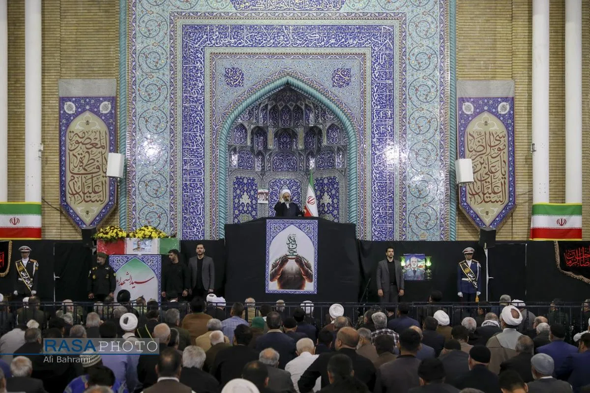 تشییع سپهبد شهید سید عبدالرحیم موسوی در قم