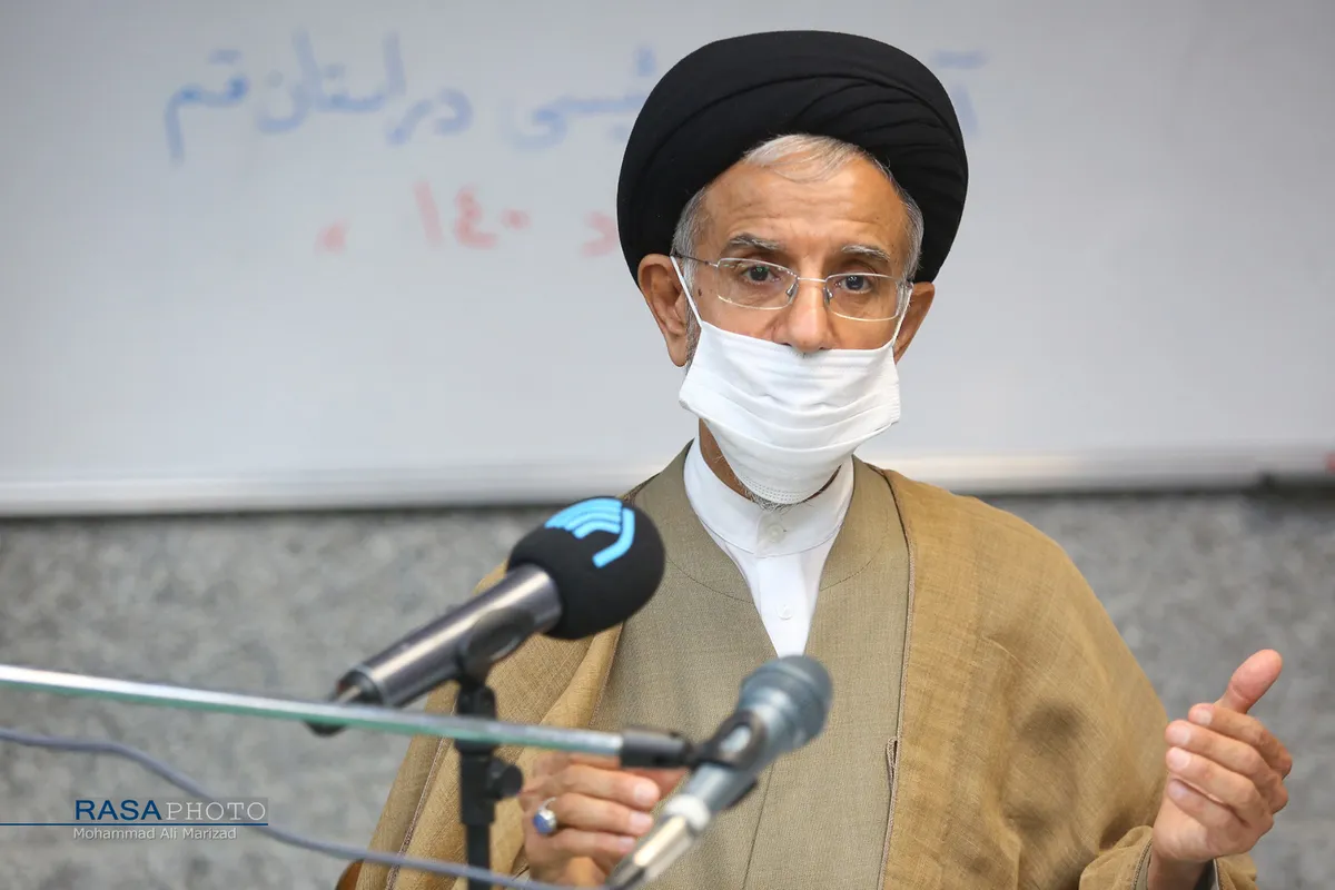 نشست خبری رئیس شورای هماهنگی ستاد&zwnj;های مردمی آیت الله رئیسی در قم