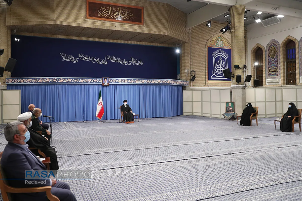 دیدار دست&zwnj;اندرکاران مراسم سالگرد شهادت حاج قاسم سلیمانی با رهبر انقلاب