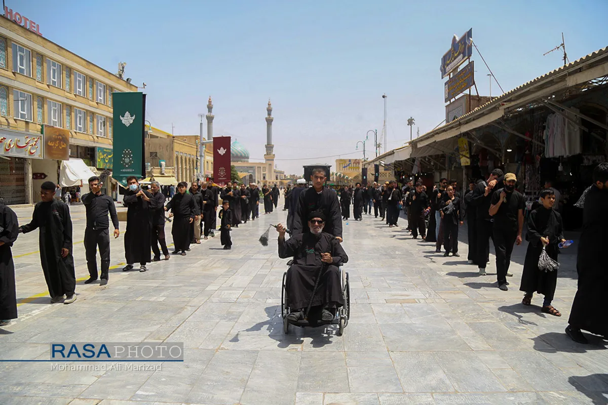 عزاداری شهادت حضرت امام محمد باقر (علیه السلام) در حرم کریمه اهلبیت (ع)